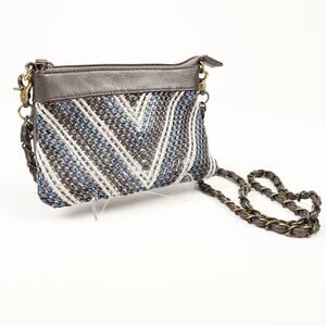 Big Buddha Metallic Crossbody Bag Purse Love Big Paisley Sequin Shimmer